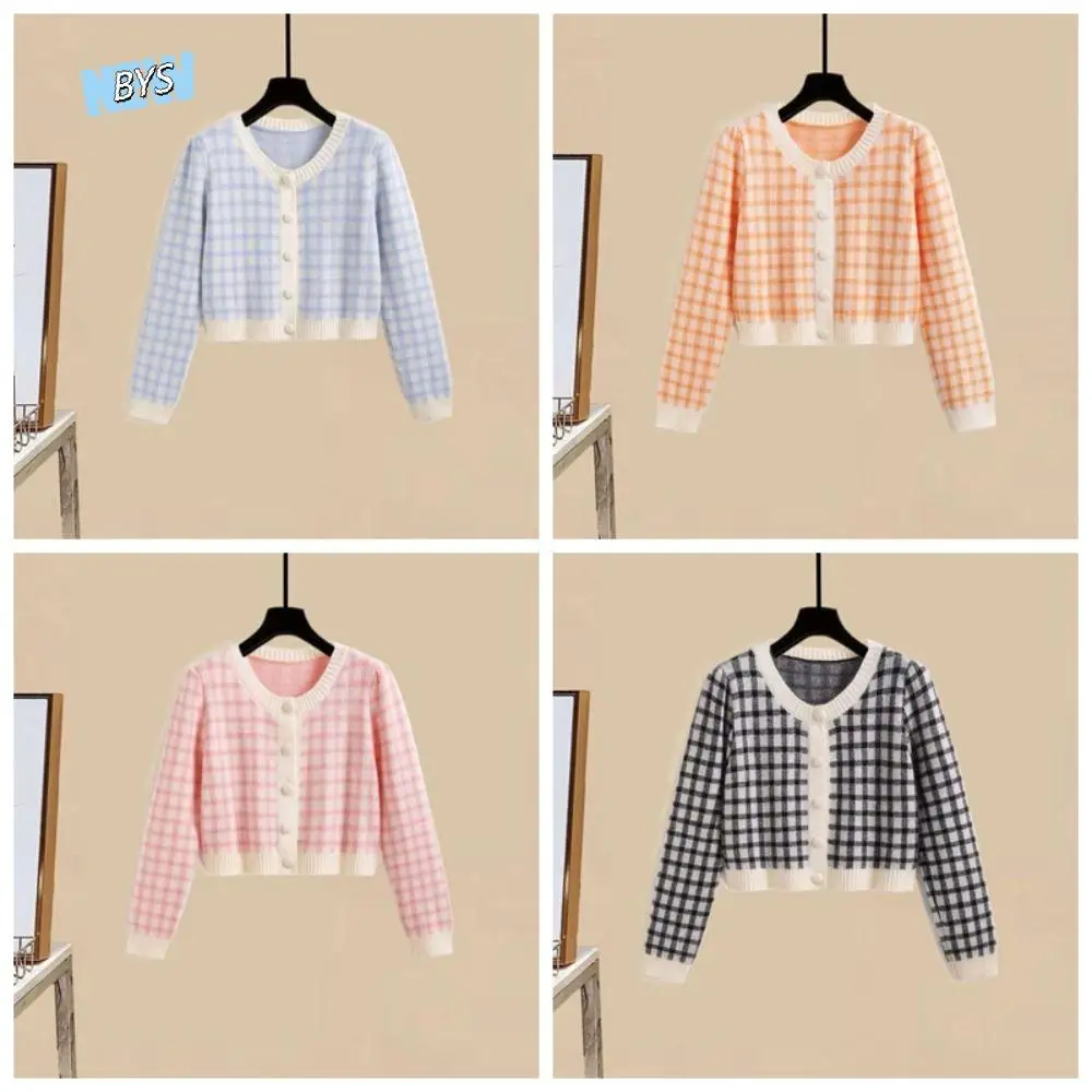 

Свитера с длинными рукавами в сетку, вязаные крючком, свободные осенне-весенние милые трикотажные изделия, женские топы в консервативном стиле, тонкие укороченные пальто, весна