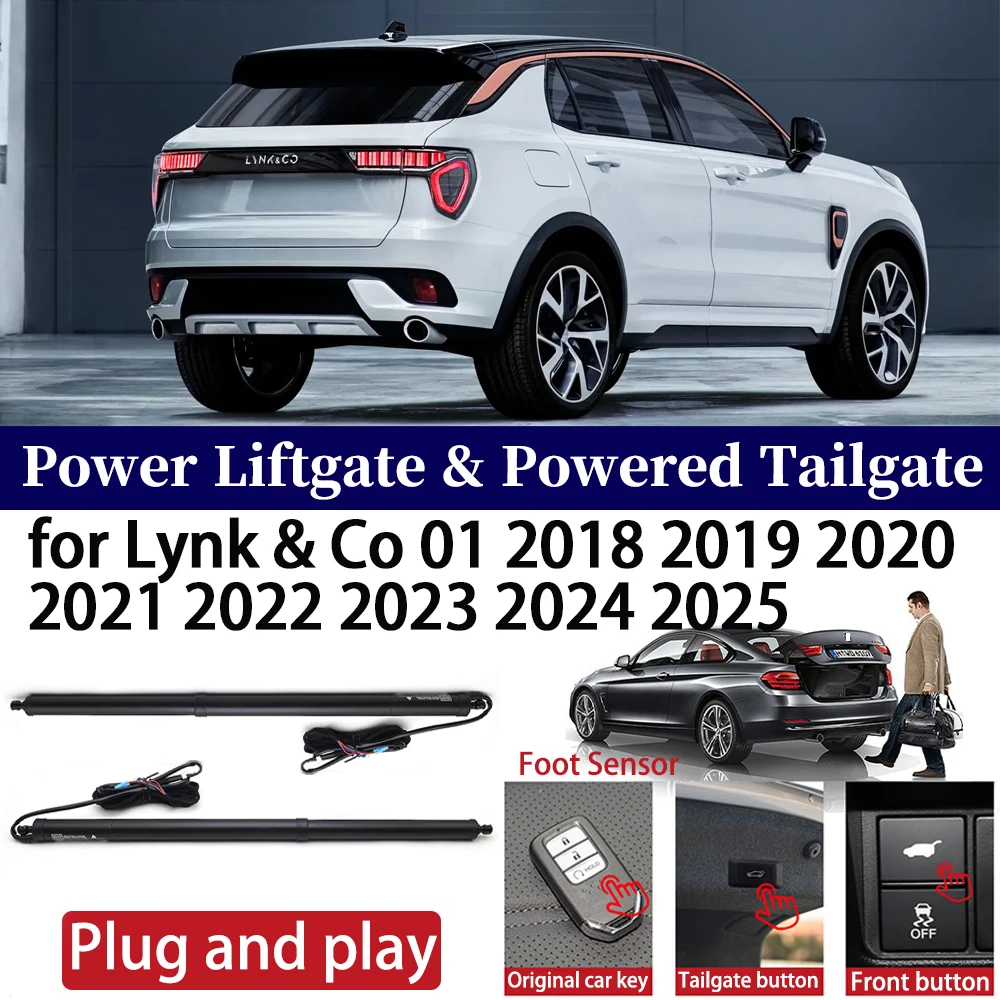 

for Lynk & Co 01 2018 2019 2020 2021 2022 2023 2024 2025 Car Auto Power Electric Tailgate Liftgate Trunk Closer System