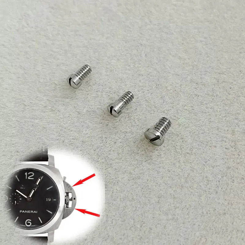 Watch Stainless Steel Screw Fit Panerai Submersible Luminor Radiomir Series Watch Case Accessories Repair Parts Aftermarket