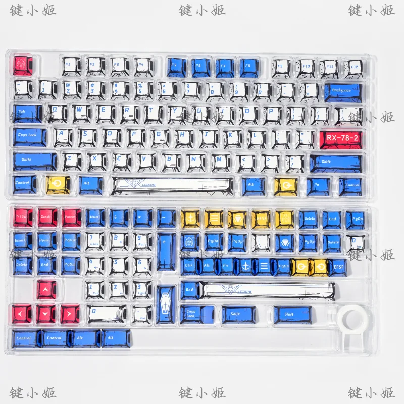 140 Keys Anime Theme Keycap Set PBT Manga Style Keyboard Cap Cherry Profile Gaming KeyCap for Mechanical Keyboard 1.5u Alt