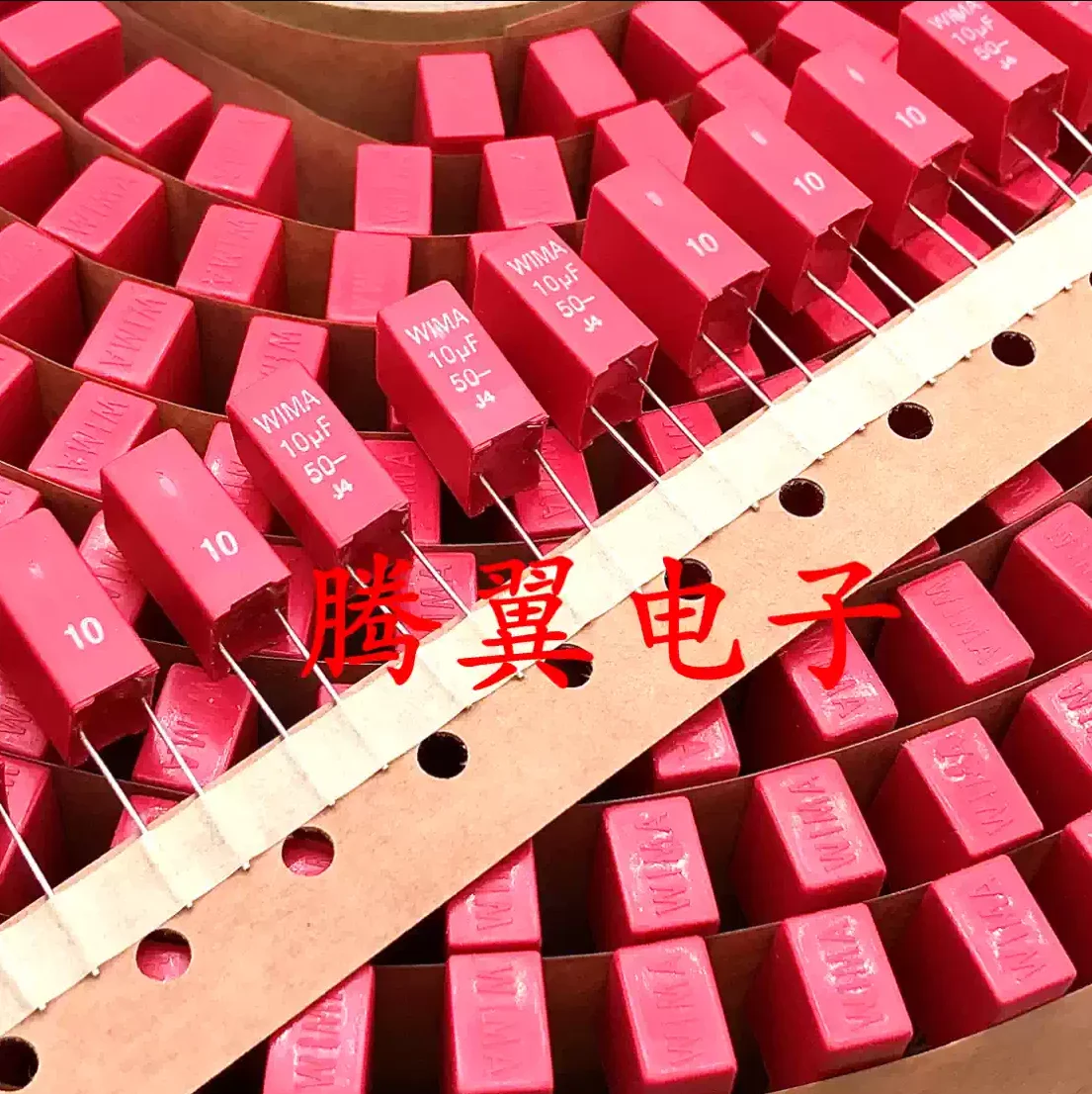 10pcs/4PCS/lot Germany Red WIMA MKS2 5MM 1UF 1.5UF 2.2UF 3.3UF 4.7UF 6.8UF 10UF 50V 63V 100V 105 155 225 3300NF Free Shipping