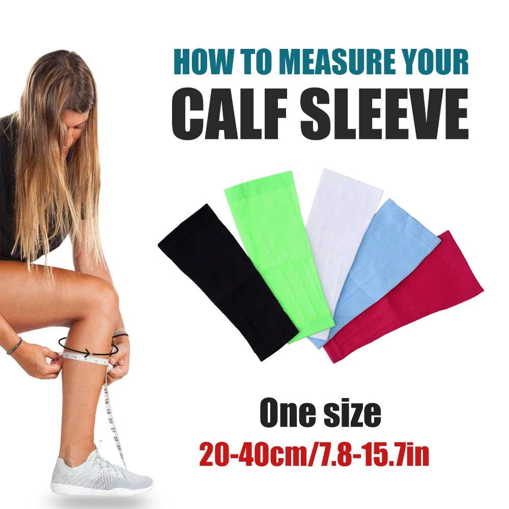 1Pcs Calf Compression Sleeves For Men And Women - Leg Compression Sleeve - Calf Brace For Running, Cycling, Travel