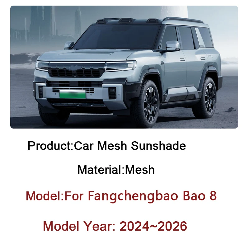 Window Sunshade Mesh for Denza B8 & Leopard 8 (2024-2026) - Image 3