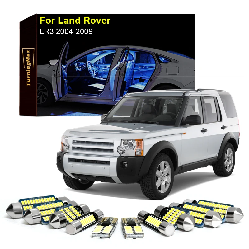 

Canbus Interior Lighting LED Bulb Kit Package For Land Rover LR3 2004-2009 Dome Reading Trunk Lights Indoor Lamp Car Accessories