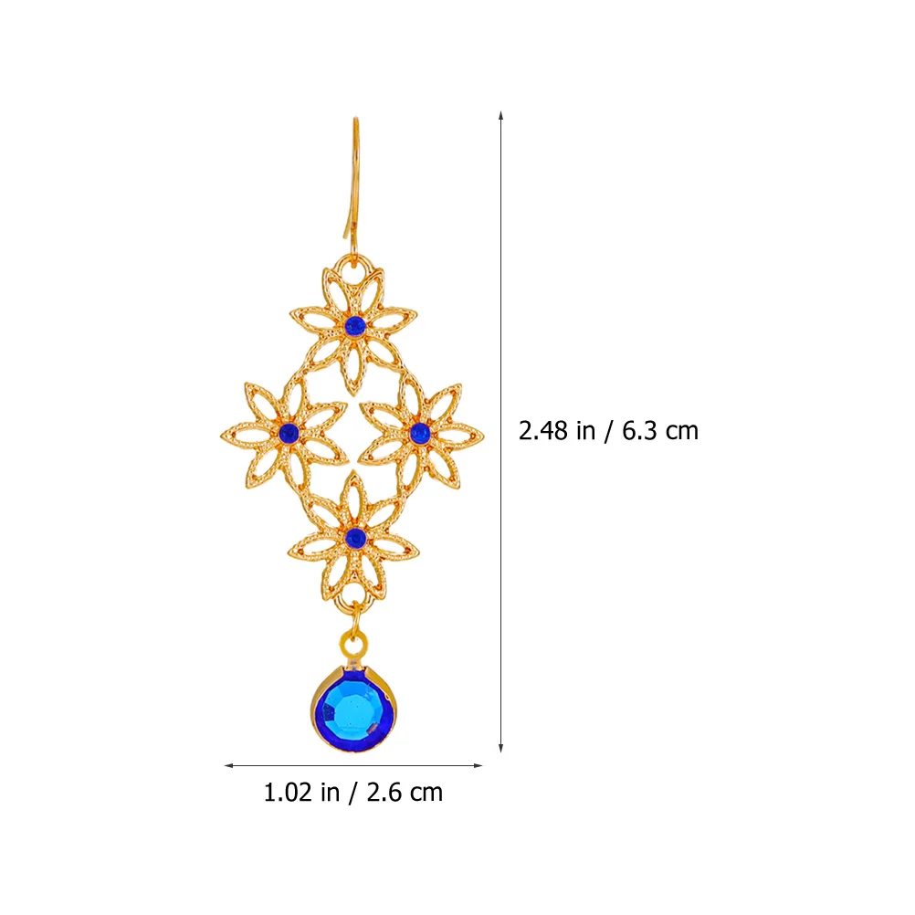 

1Pair Flower Earrings Women's Fashion Cute Dainty Earrings Trendy Statement Drop Jewelry Hypoallergenic Lightweight for Daily