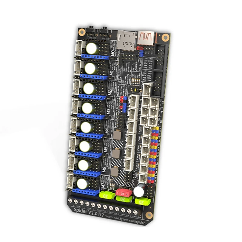 Spider V3.0 H7 32-битная материнская плата привода 24 В/48 В дополнительная плата питания 8-осевой привод TMC5160T TMC2209 для Voron