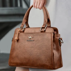 Damskie duże torba z rączkami na co dzień luksusowe torebki designerskie torby Crossbody dla kobiet 2024 nowy Trend wysokiej jakości miękkie skórzane torby na ramię