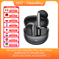 QCY HT10 AilyBuds Pro+ ANC Wireless Earphone Hi-Res Audio with LDAC Bluetooth 5.3 Earbuds 6 Mic AI HD Call Multipoint Connection