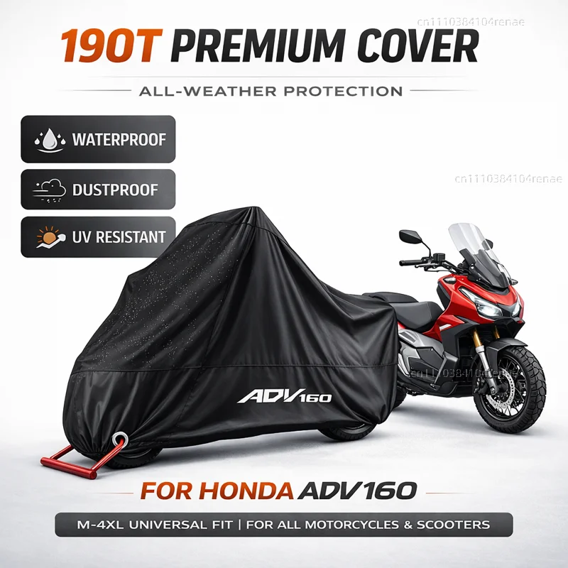 For Honda ADV150 ADV160 ADV350 ADV 150 160 350 190T Scooter Cover Waterproof Dustproof UV Protection All Season