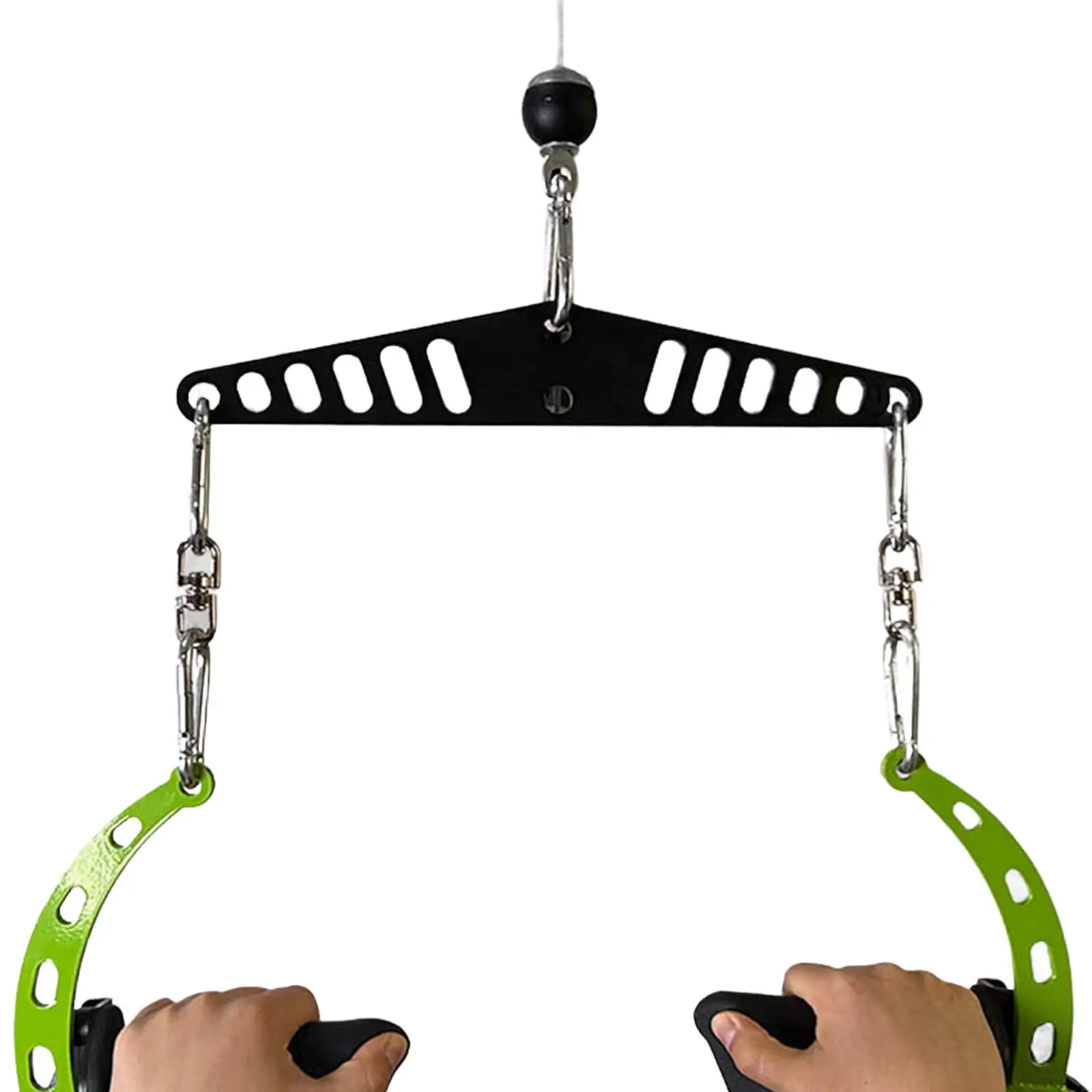 

LAT Pull Down T Bar Back Shoulders Muscle Exerciser Multi Grip Spreader Bar for Sport Workout Crossover Gym Cable Machine