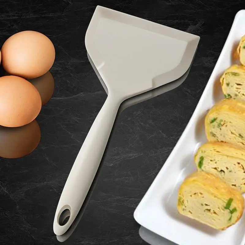 Pá de silicone espátula utensílios de cozinha carne ovo raspador de cozinha ampla pá de pizza fritar espátula antiaderente ferramentas para casa