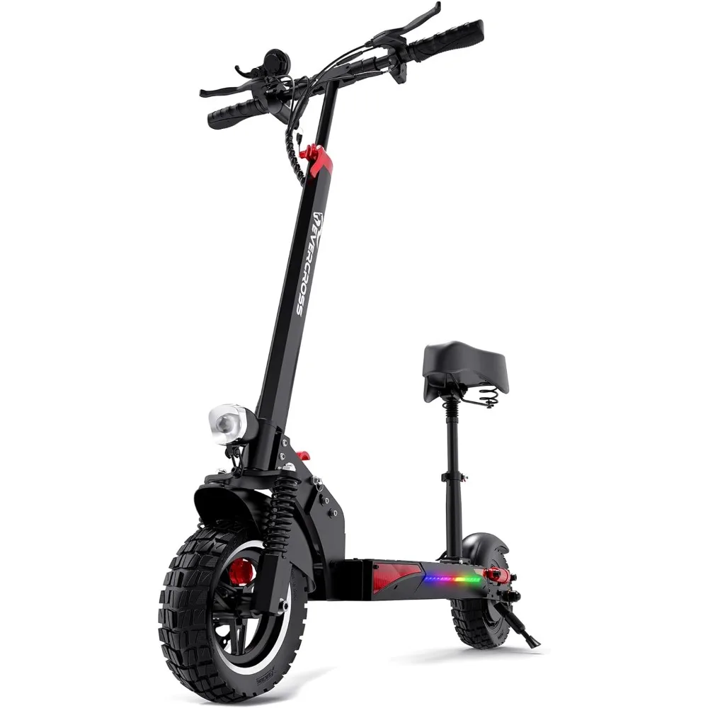 H5 Electric Scooter, Electric Scooter for Adults with 800W Motor, Up to 28MPH & 25 Miles-10'' Solid Tires