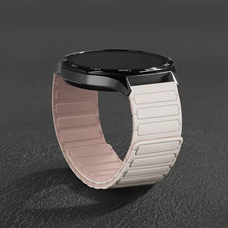 20mm 22mm Magnetisches Silikonarmband für Samsung Galaxy Watch 7/FE/6/5/4 Classic Sport Ersatzarmband für Galaxy Watch Armband