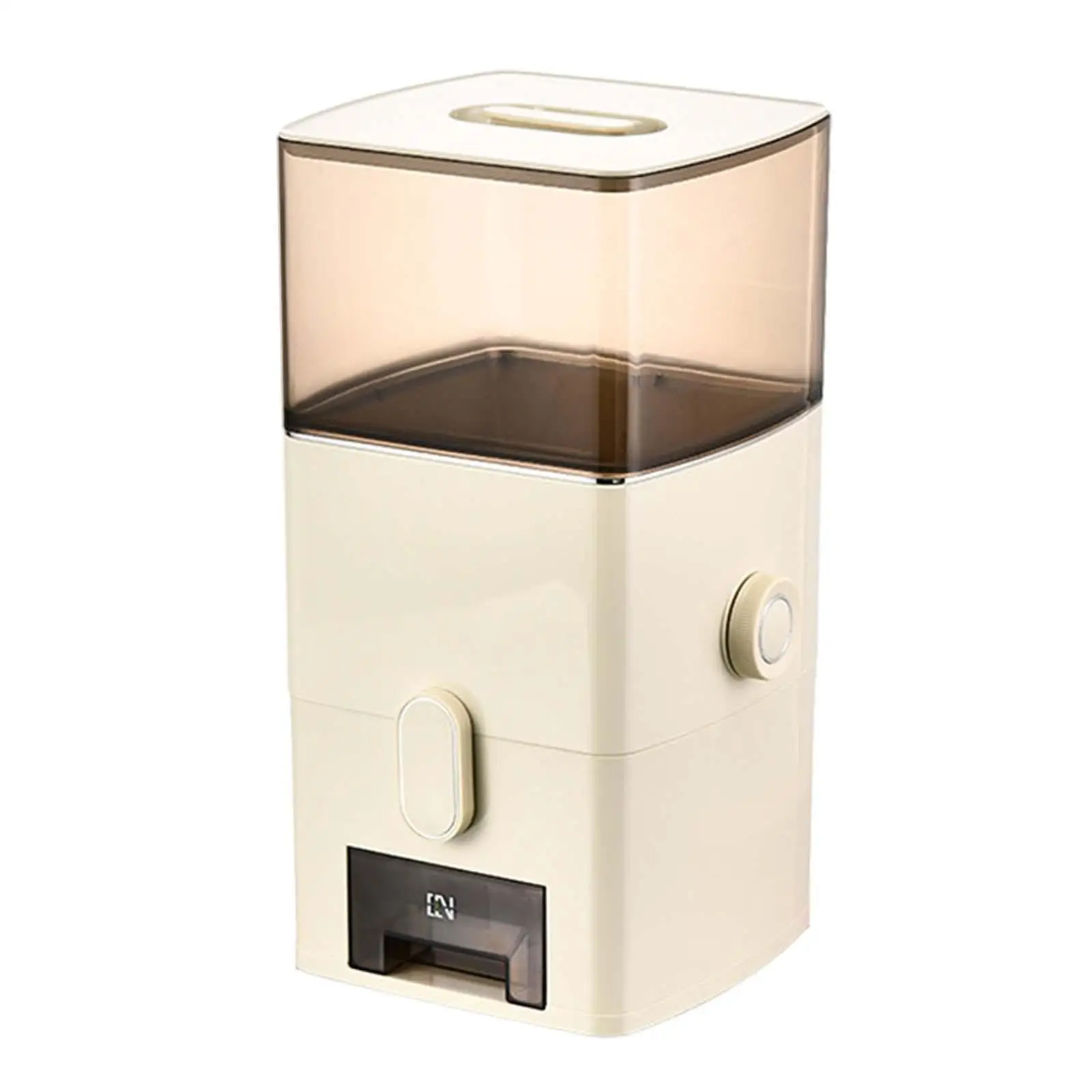 Airtight Flour Storage Bucket with Lid Large Plastic Grain Container for Kitchen Pantry Organization and Freshness Preservation