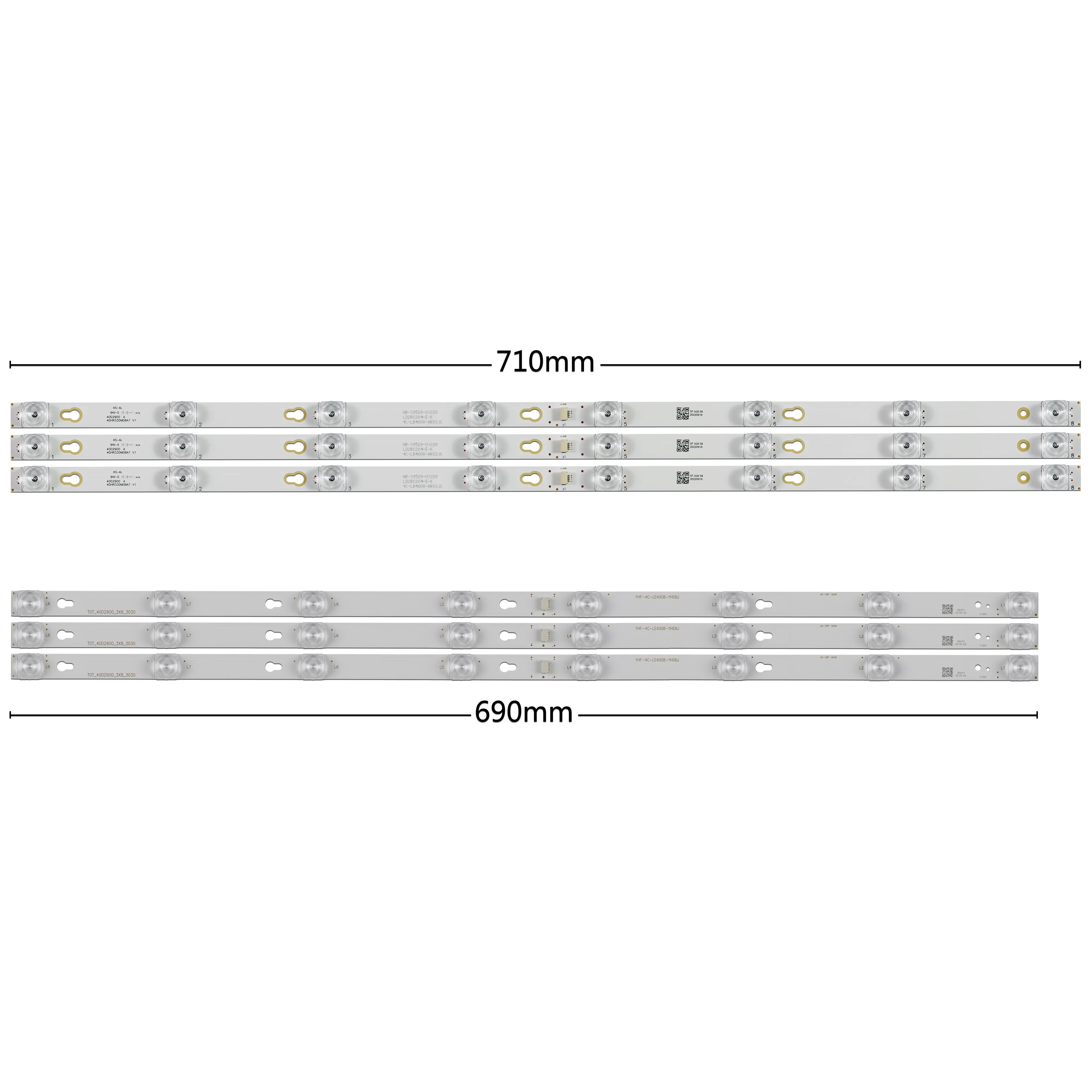 

LED Backlight strip L40F3301B 40L2600 40A730U L40D2900CA LED40D2900AS L40D2900A F40D4021 F40D4026 LED40D2900S CDH-LE40SMART10