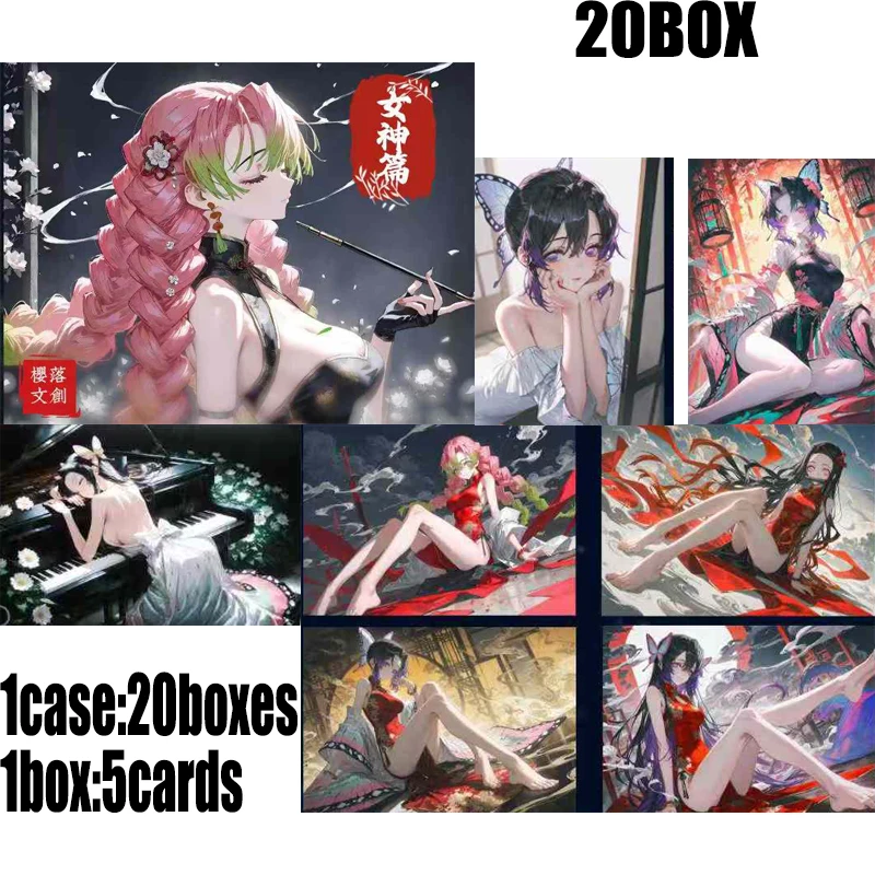 

Demon Slayer Cards Booster Box Collection Yingluo Wave 1 Wholesale Playing Cards Games Board Party Kids Toys Mystery Pack