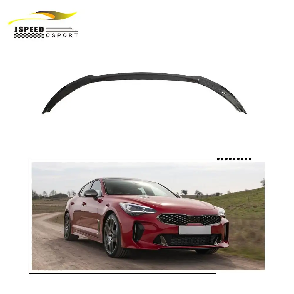 

Suitable for The genuine carbon fiber Stinger front bumper lip is Suitable for the Kia Stinger hatchback 4-door 2018-20