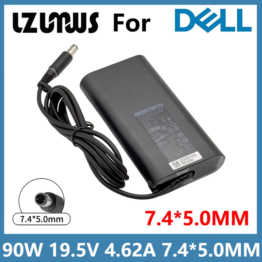 

90W 19.5V 4.62A 7.4*5.0MM Laptop Adapter Charger For DELL Latitude14Z 17R 14R 15R 552 7520 5720 E6400 E7440 LA90PM111