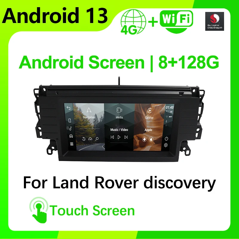 Android 13 Snapdragon Car Dvd Radio Multimedia Player GPS Navigation For Land Rover Range Rover DISCOVERY SPORT L550 Carplay