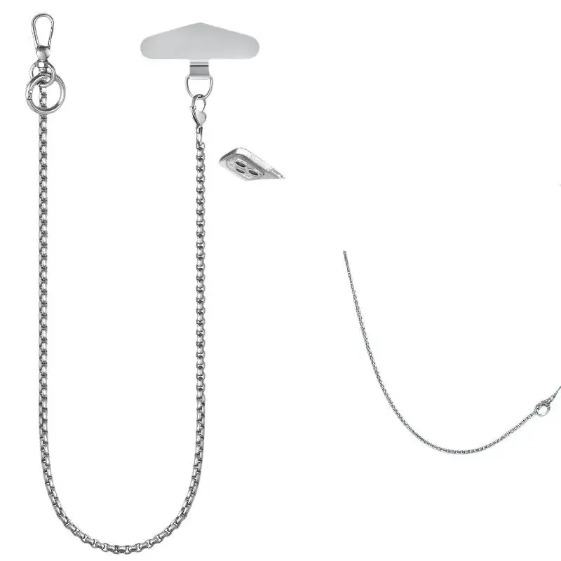 Diebstahlsicheres Handy-Lanyard mit Hosenkette, Robuster Handyriemen mit Metallclip, Abnehmbares Anti-Fall-Lanyard – Detail 5