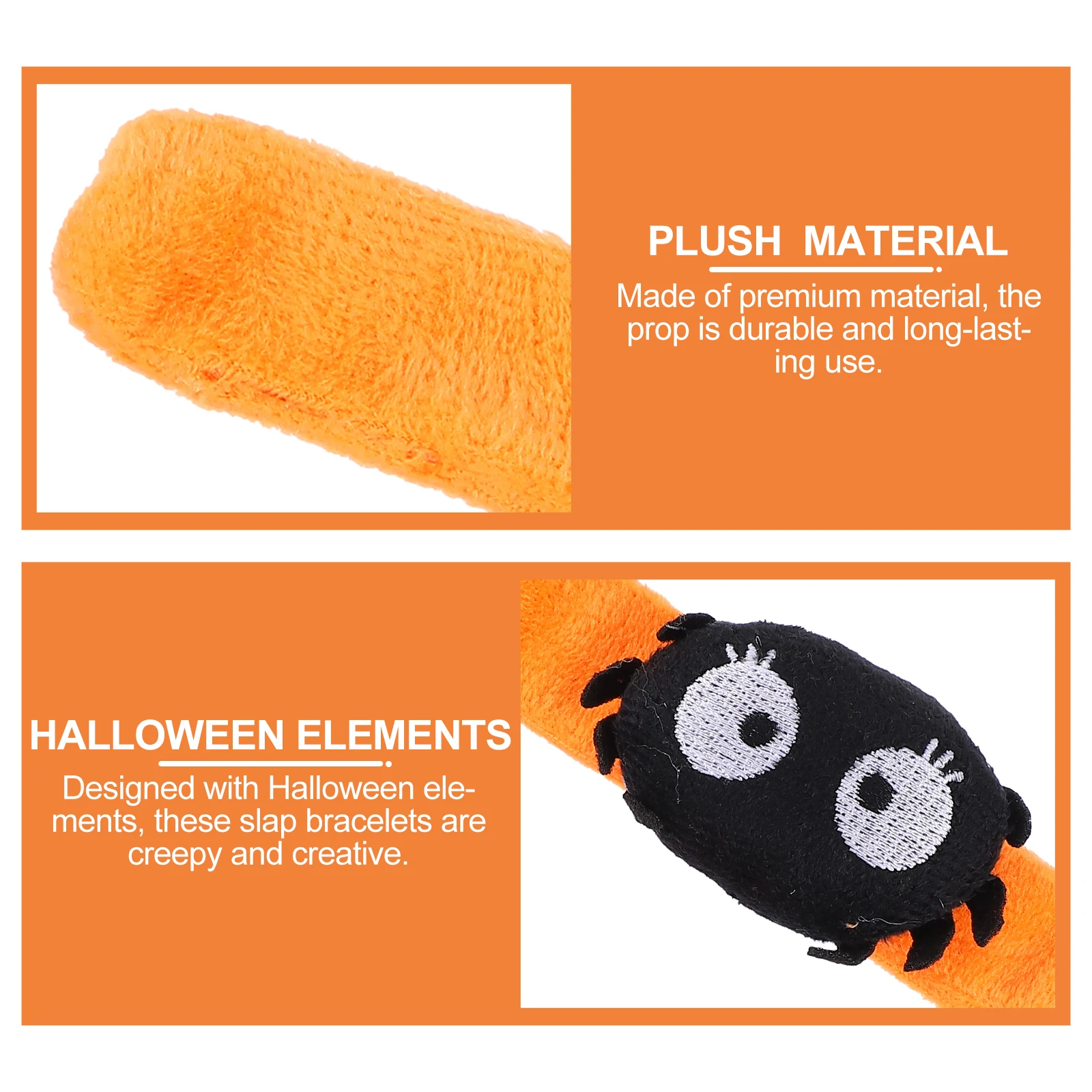 

2 Pcs Shooting Is Afraid of Circles Wristband Pumpkin Bracelets for Kids Wristbands