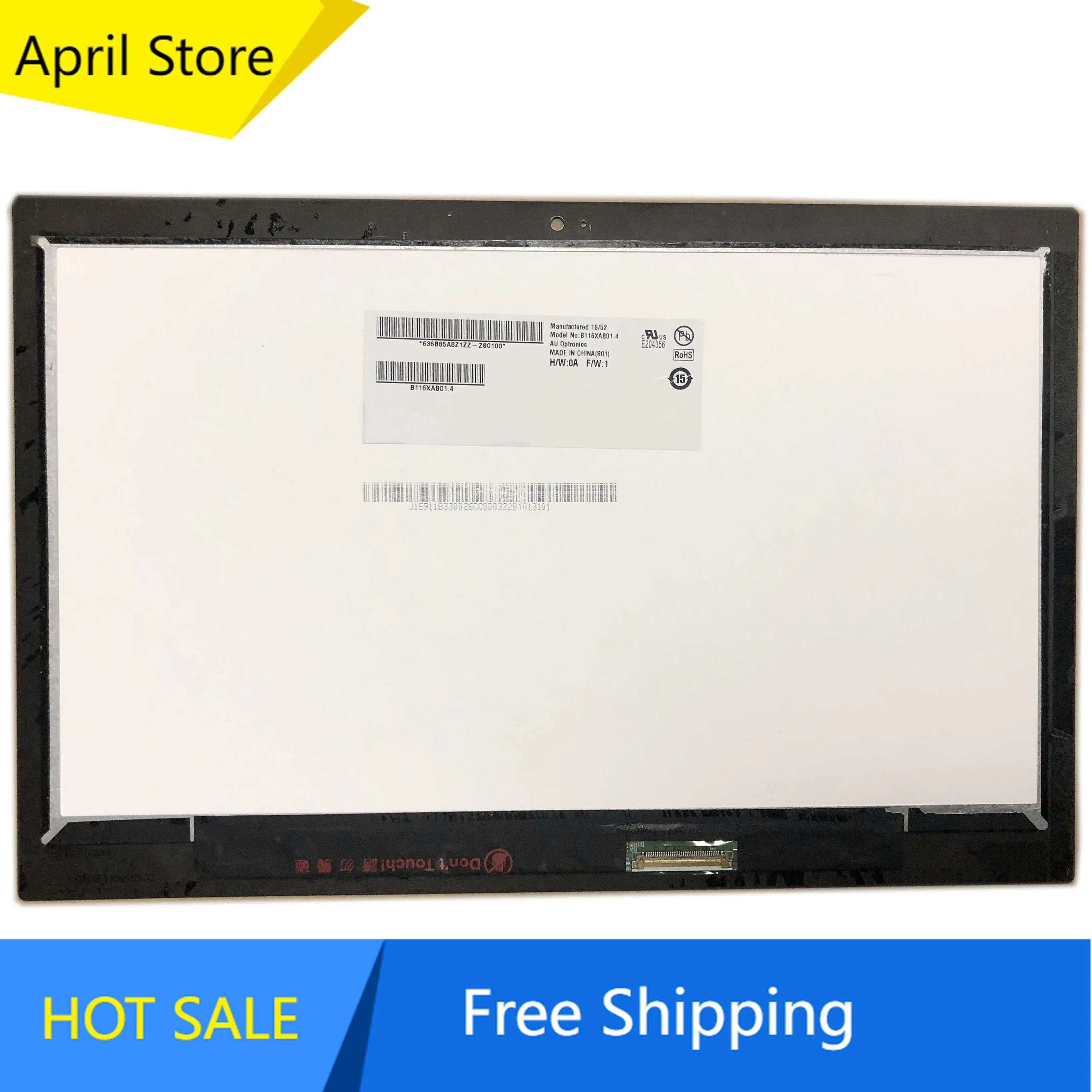 

11.6'' B116XAB01.4 For Acer Spin Chromebook 11 R751T R751T-C4XP N16Q14 LCD Touch Screen Assembly 1366*768