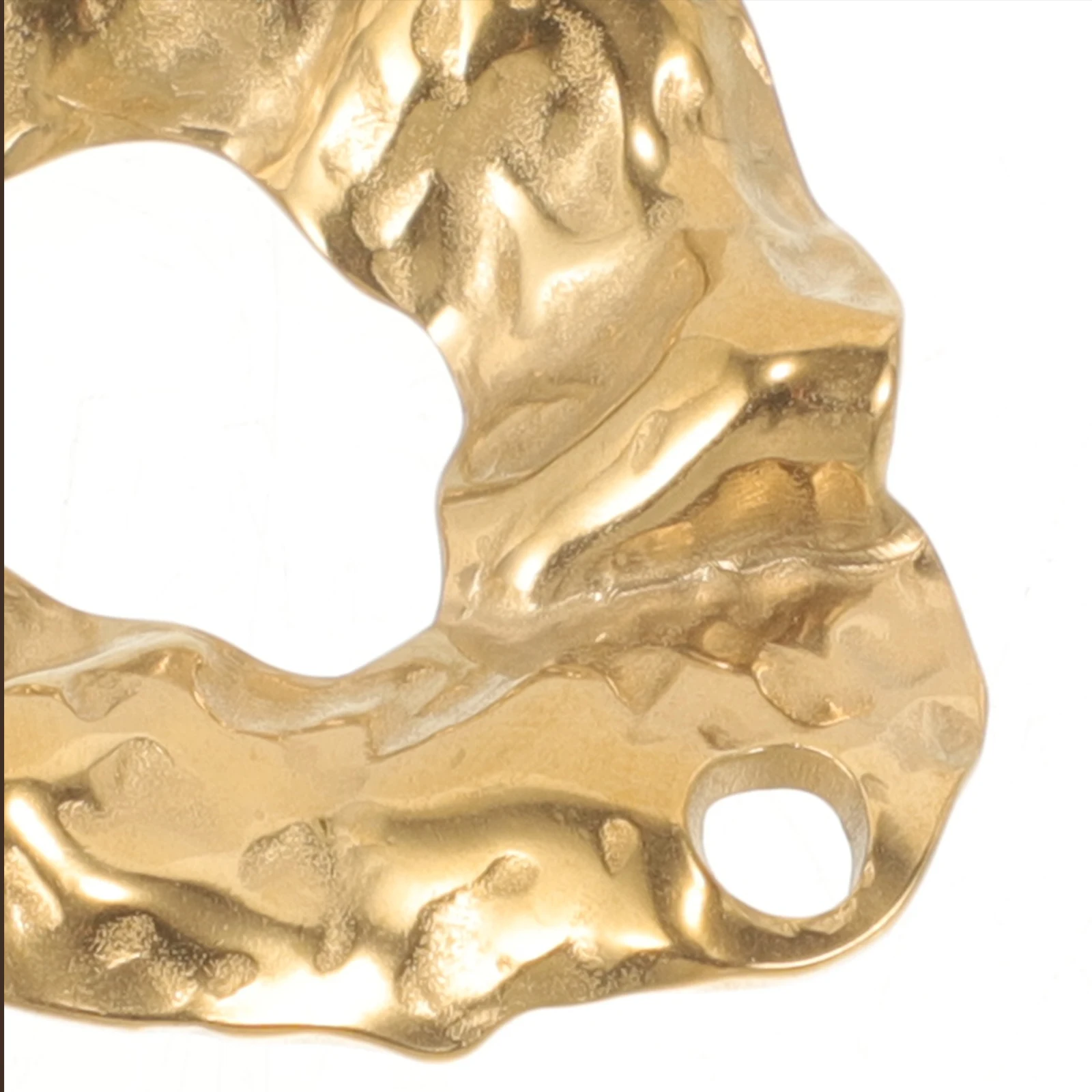 

5Pcs Delicate Water Drop Pendants Stainless Steel Charms for Earring Necklace Crafting Earring Charms for Jewelry Making