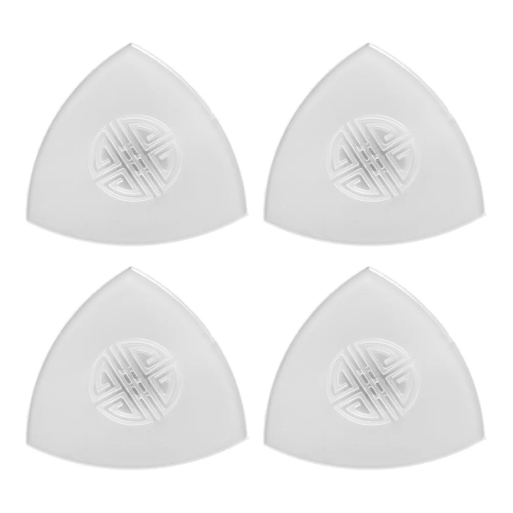 

4 Pcs Ruan Pick Nylon Liuqin Plectrum Durable Wear Resistant Stringed Instrument Guitar Picks Musical Simple Accessory