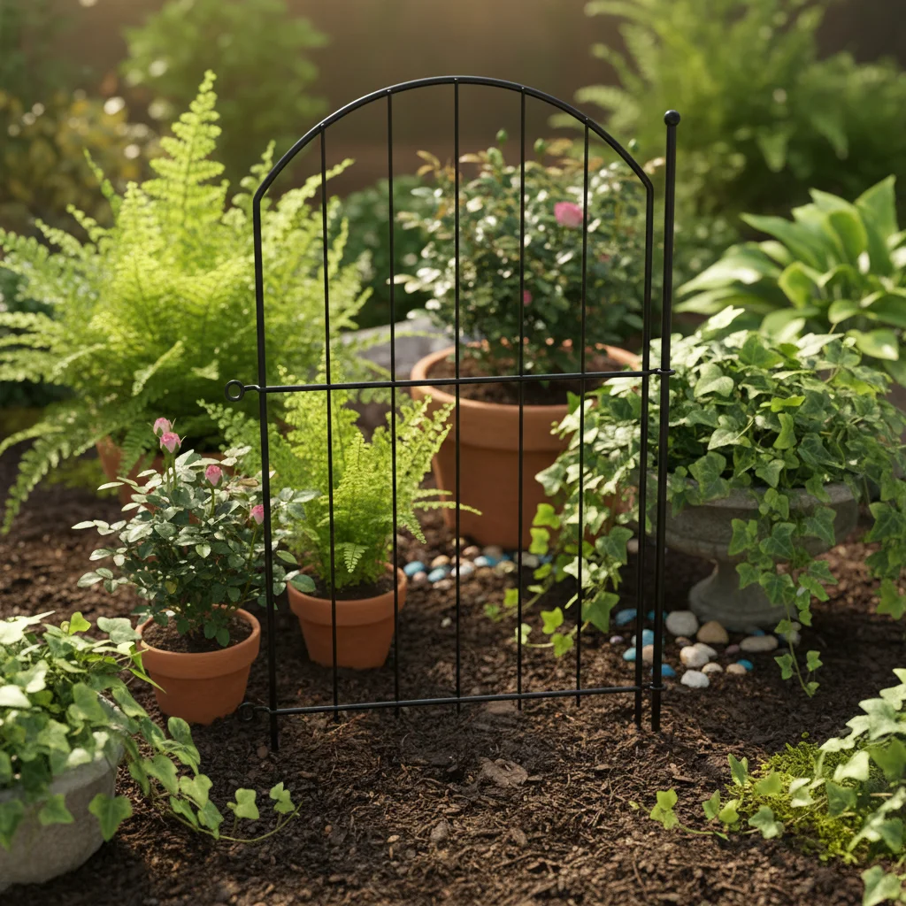 

5-piece Pond/garden Fence Set, Suitable For Pets And Garden Edge Decoration Border Garden Fence Garden Landscaping