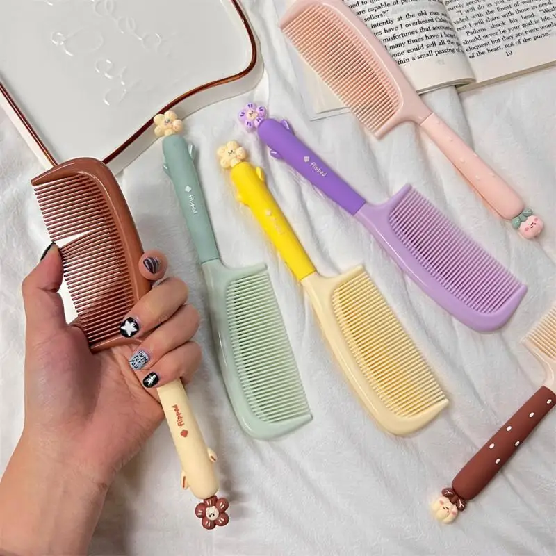 Plastic Comb Functional Portable Mini Portable New Style Simple Styling Lovely Hair Accessories Fashion Hairbrush Hair Care