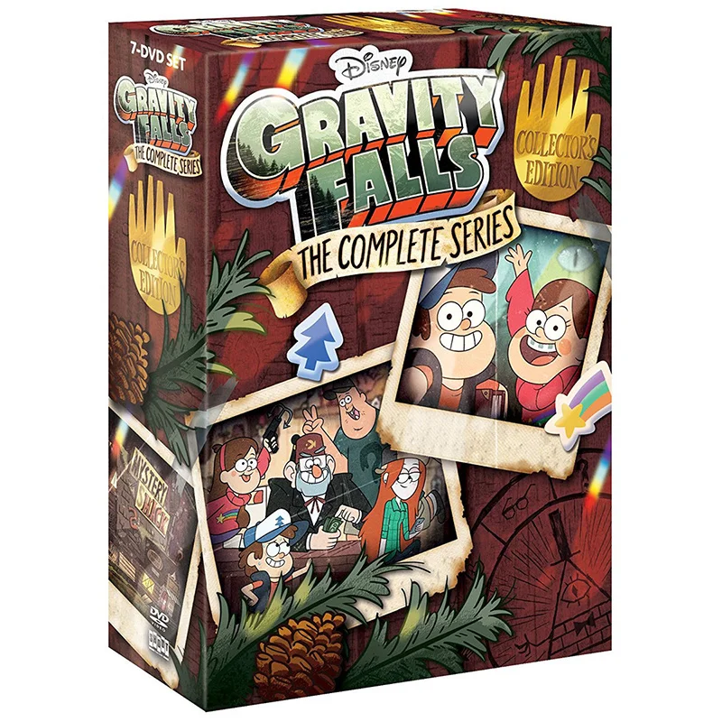 Anime Gravity Falls Die Komplette Serie 7 Discs DVD-Set Englische Version Animationssammlung Heimunterhaltung