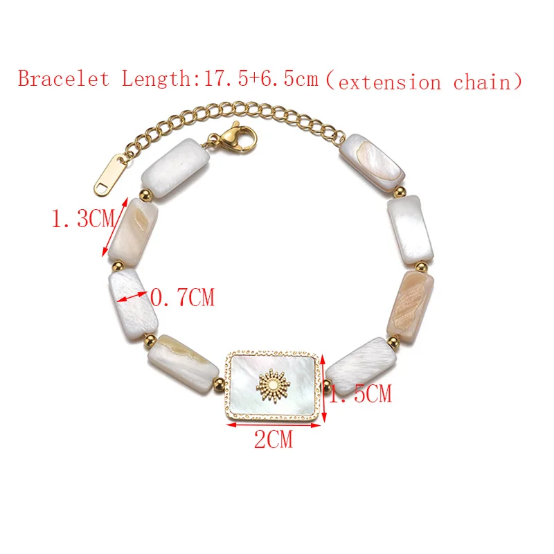 Shell Bracelet For Women Stainless Steel Chain 2023 Fashion Hand Jewelry Accessories Valentines Day Gift