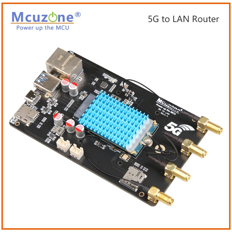 Imagem -04 - Quectel-módulo 5g Sub6 Ghz Iot Embb Rm500u Rm500u-cn Modo Nsa 5g 4g 3g M.2