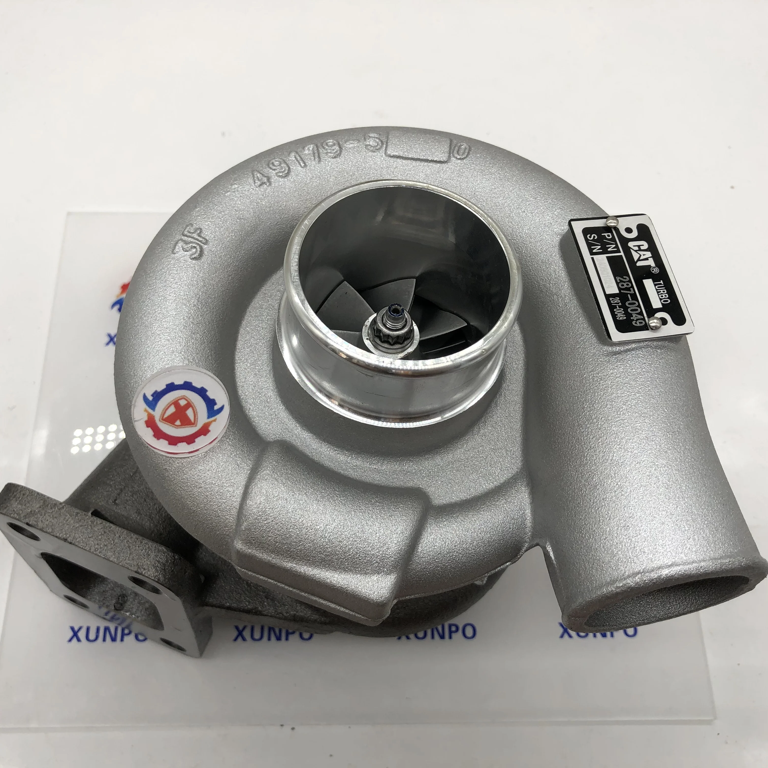 

Турбокомпрессор для экскаваторов E320D 323D, турбина двигателя C6.4 3055TA, номера 287-0049, 49179-02300, 2870049, 49179-17822