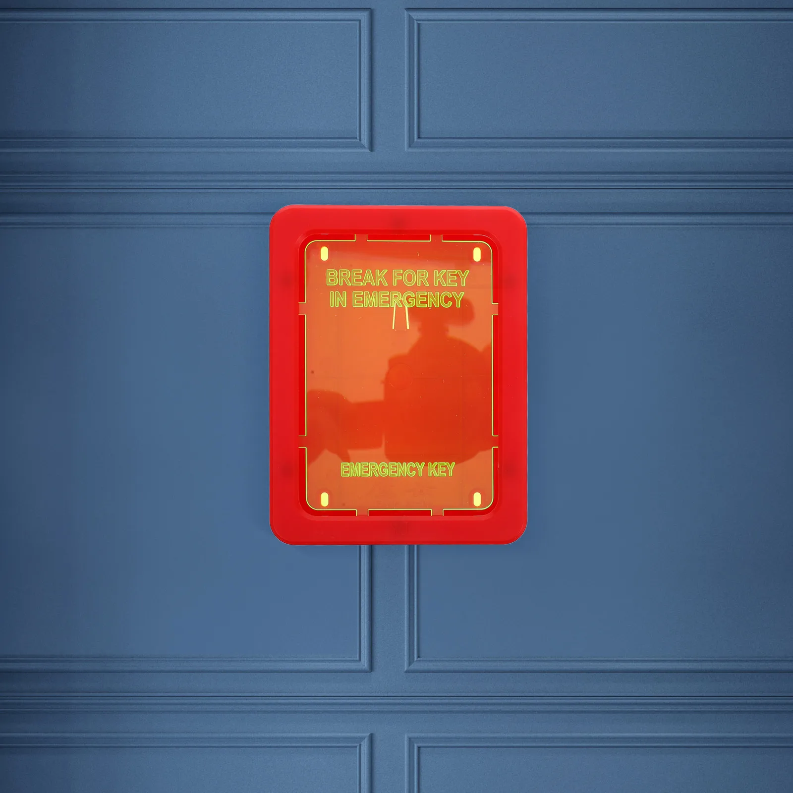 Key Lock Box for Emergency Use Waterproof Wall Mount Key Storage Box Outdoor Safety Holder for Schools Homes