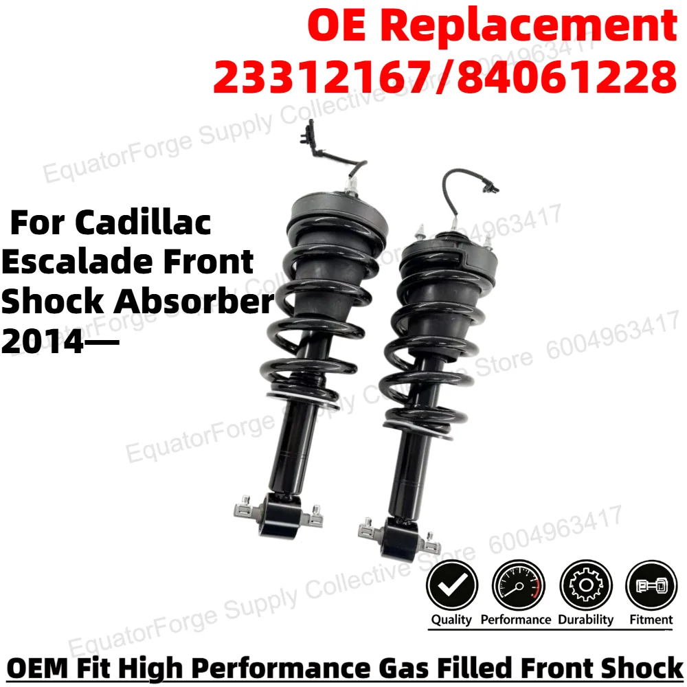 

Direct Fit High Stability Premium Reliable Front Shock Absorber for 2015-2020 Cadillac Escalade OE Number 23312167/84061228