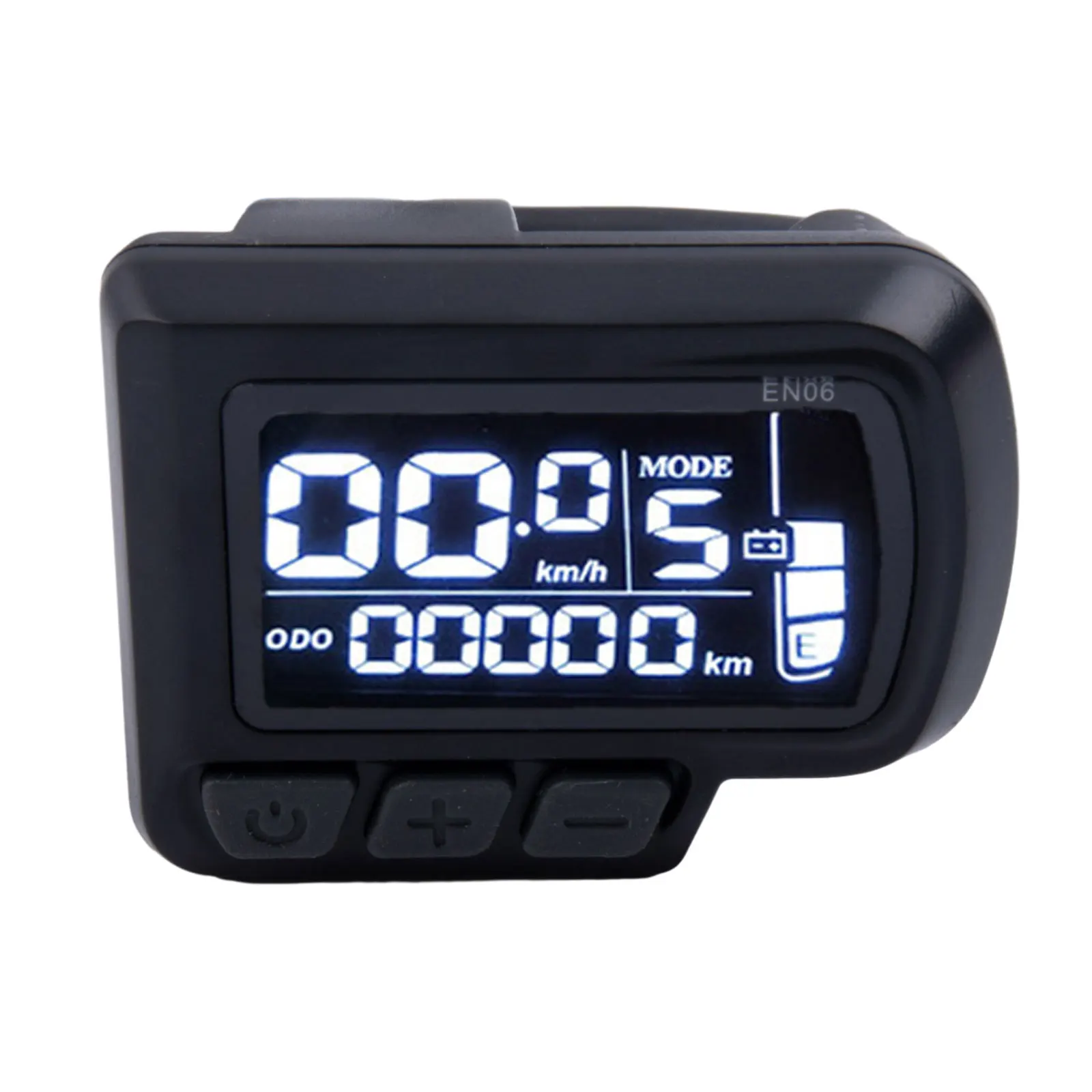 Versatile Control Panel for Ebike EN06 Real time Power Consumption Display Speed Limit and Wheel Diameter Settings