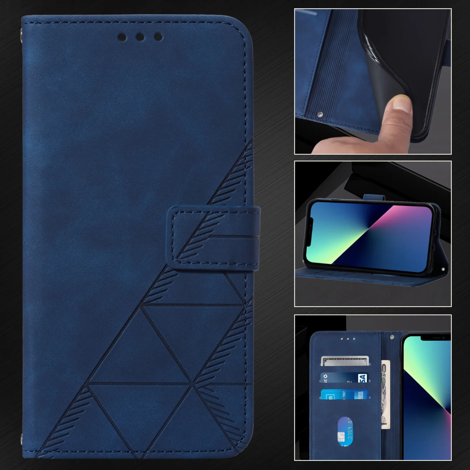 Magnet PU Leather Case For Infinix AC8 G85 G96 T781 T781H T781K X612 X6515 X653 X657 X665 X666B Luxury Flip Wallet Book Cases