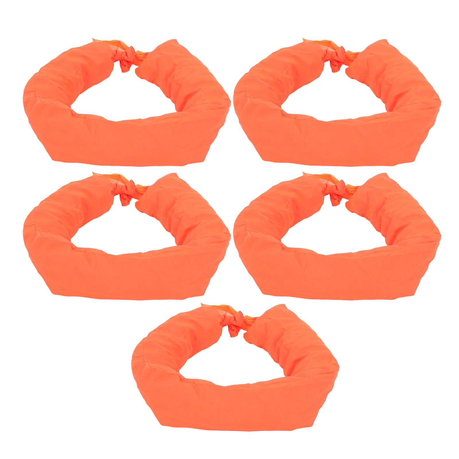 5Pcs Reflective Traffic Cone Weight Bags For Road Construction And Parking Lots Enhanced Stability And Visibility