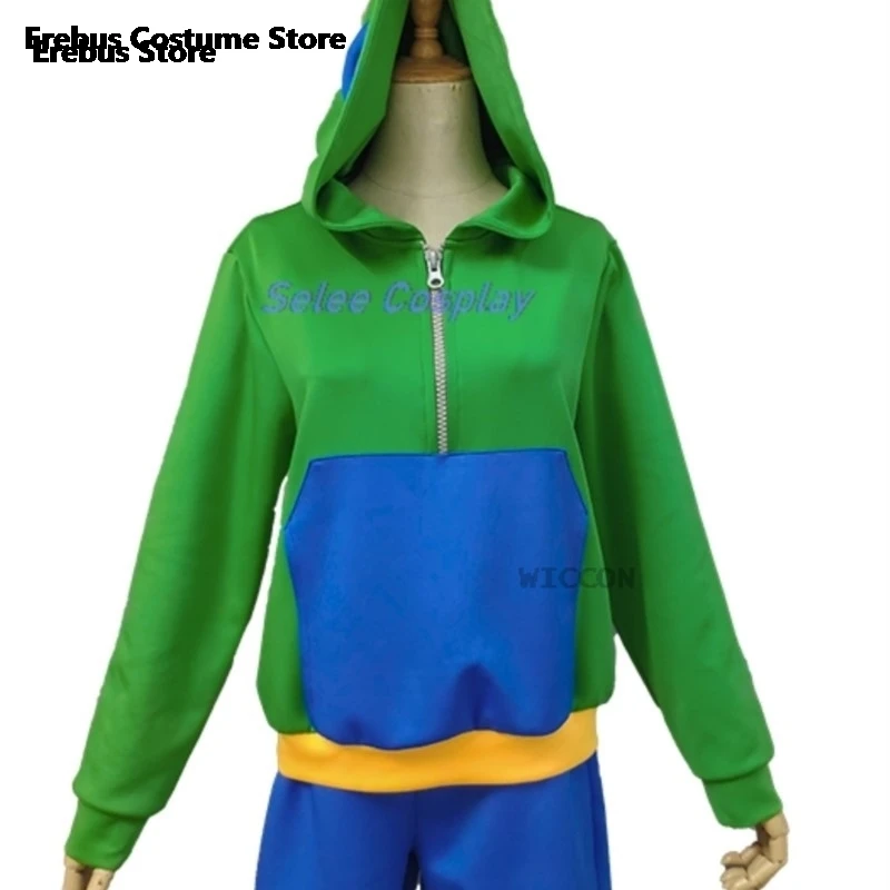 Leon Cosplay Legendary Hoddies Brawler Outfit Uniform Anime Unisex Top Shorts Halloween Party Role play Doujin Clothes