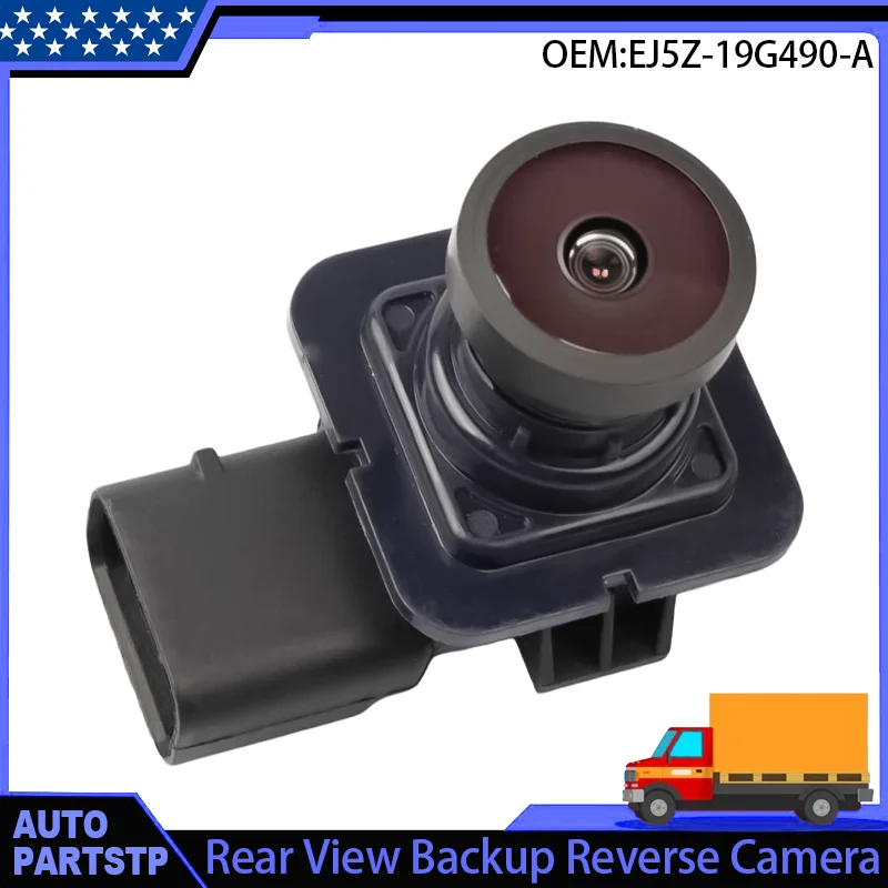Rear View Backup Camera Replacement EJ5Z-19G490-A GJ5T-19G490-AB Compatible with Ford Escape 2013 2014 2015 2016 IP68