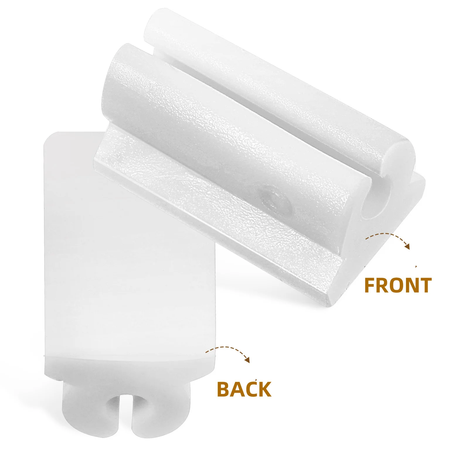 

50Pcs Anti Slip U Shape Chair Leg Floor Protectors Plastic Caps Office Chair Foot Covers Furniture Feet Protectors