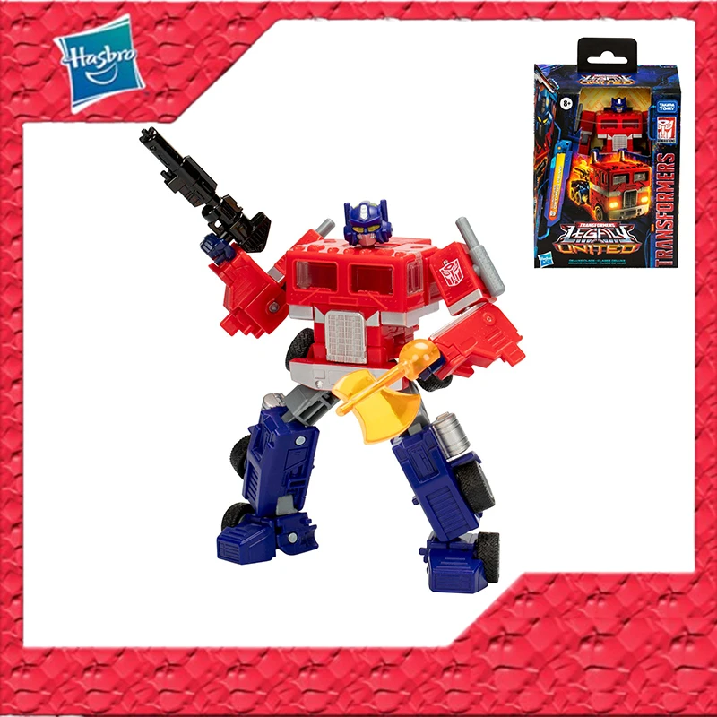 

Original Hasbro Transformers Legacy Deluxe G1 Optimus Prime Anime Figure Action Figures Model Toys