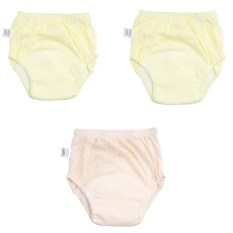 3PCS/LOT Candy Colors Newborn Training Pants Summer Baby Shorts Washable Boy Girls Cloth Diapers Reusable Nappies Infant Panties