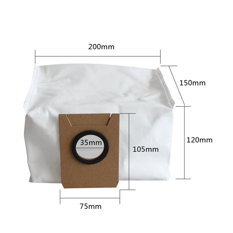 Sac à poussière automatique pour robot de balayage Ecovacs, accessoires de remplacement, 10 pièces