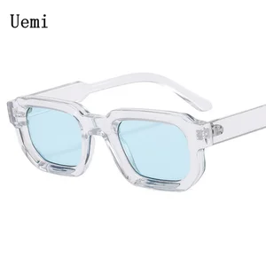 Blue square glasses for men and women, retro luxury designer, clear lens, sunglasses, shades, UV400 glasses, wholesale, new fashion 8 Main Sales Replica Wholesale Glasses - №3