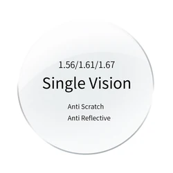 Visionect 1.56 1.61 1.67 Single Vision Prescription Optical Glasses Lenses Anti Reflective For Myopia Or Reading Presbyopia