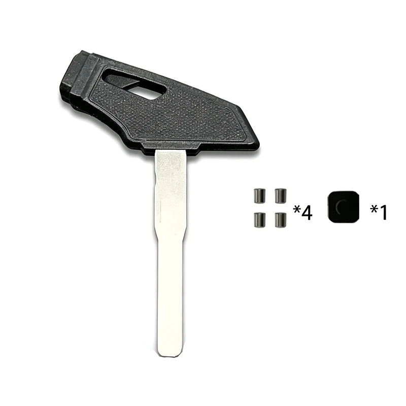 Motorcycle Keys for Yamaha R15 026 FZ6N SR Tianjian MT07 X-C85 R3 Flat Blank with Magnetic Cover Sticker Blank Key