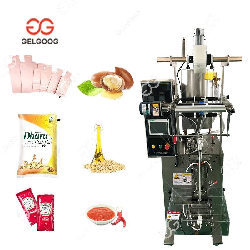 Fruit Vegetable Liquid Packing Machine Automatic Vertical Soybean Oil Packing Machine For Sachets