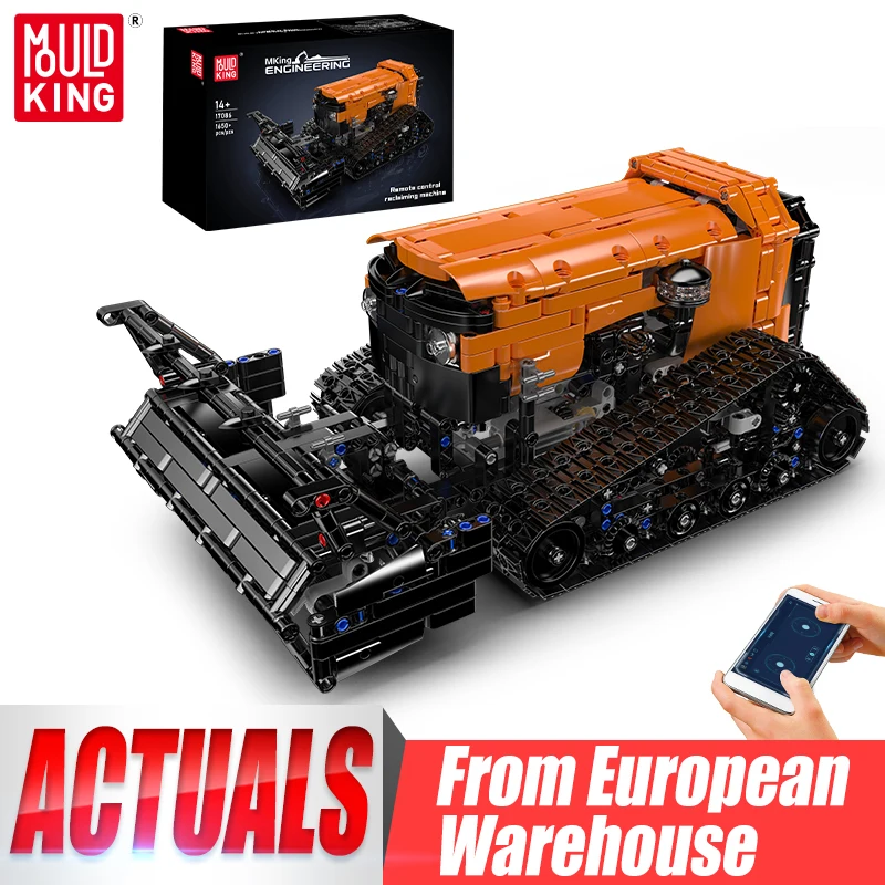 Mould King 17086 Jouets de voiture techniques Le camion de sauvetage RC en blocs de construction, ensemble de briques d'ingénierie, cadeau de Noël pour enfants